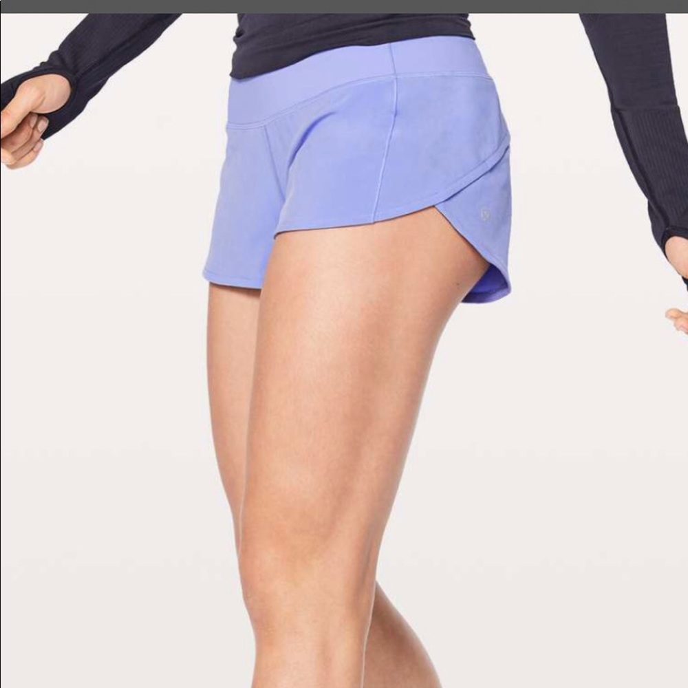 RARE Blue Lululemon Speed Up Shorts